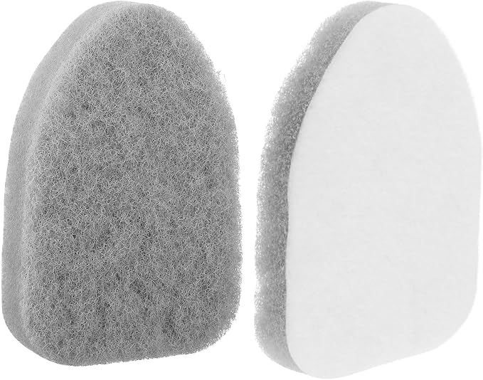 2Pcs Scouring Pads Grey Scrub Pads by Yolev