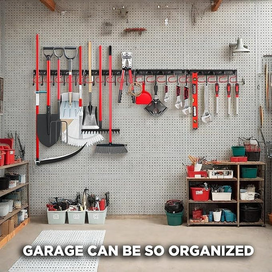 SEDY 68" All Metal Garden Tool Organizer Hooks - Image 2