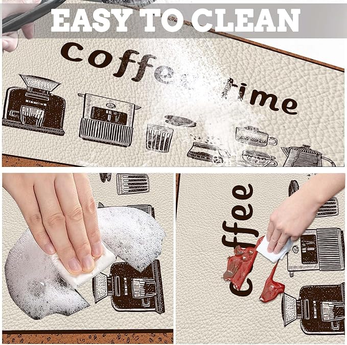 MCALK Coffee Mat, Coffee Bar Station Accessories - Image 4