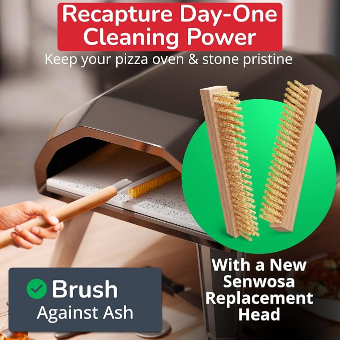 Pizza Oven Brush Head Replacement Set - Image 5