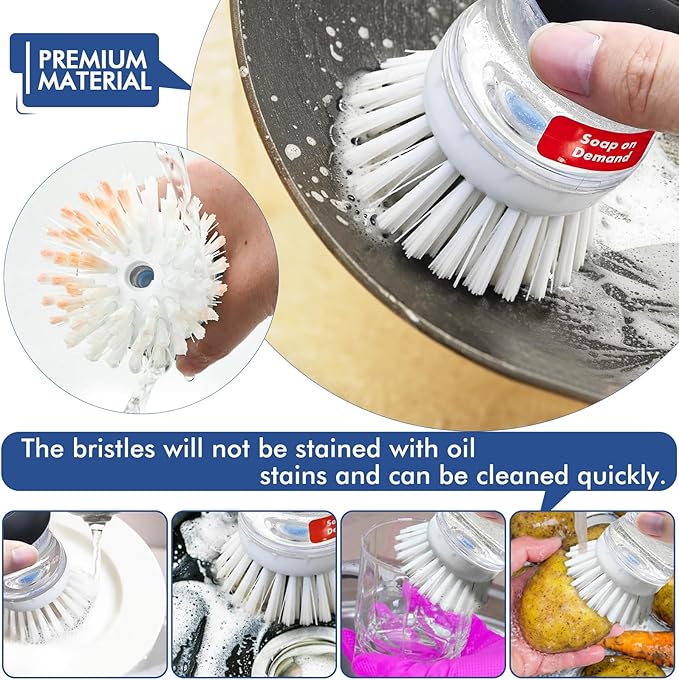 Palm Brush Refills for OXO Soap Dispensing Dish Brush - Image 5