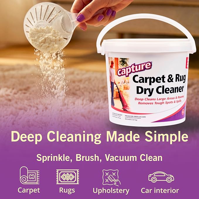 Capture Carpet & Rug Dry Cleaner w/Resealable lid - Image 2