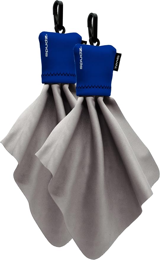 SPUDZ Classic Microfiber Lens Cleaner – Clip-On Pouch, Washable – by ALPINEINNOVATIONS