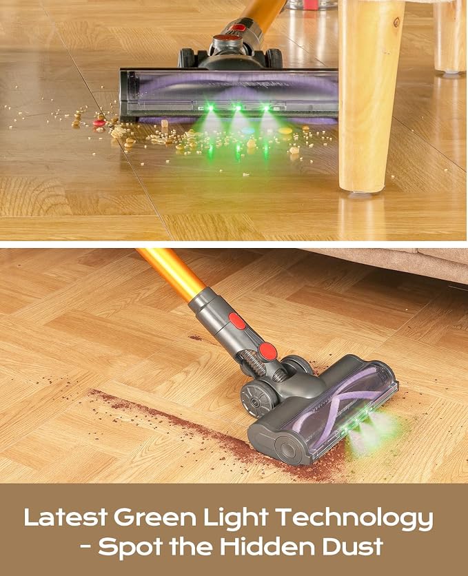 V15 Cordless Vacuum Cleaner, 45Mins Powerful Vacuum Cleaners - Image 4