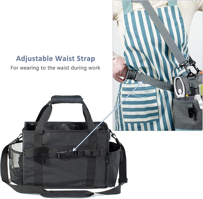 Large Cleaning Caddy for Cleaning Suppliers Organizer, Wearable Cleaing Bag - Image 3