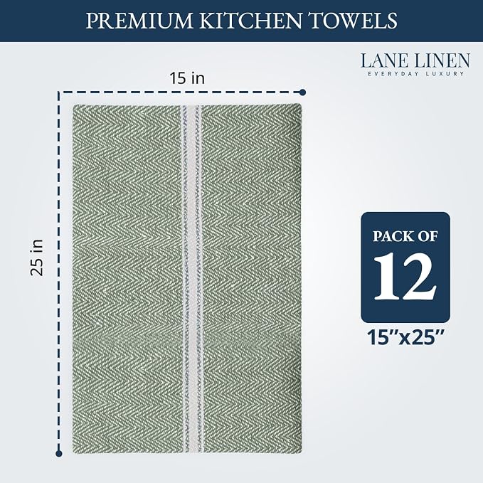 LANE LINEN Kitchen Towels Set - Image 2