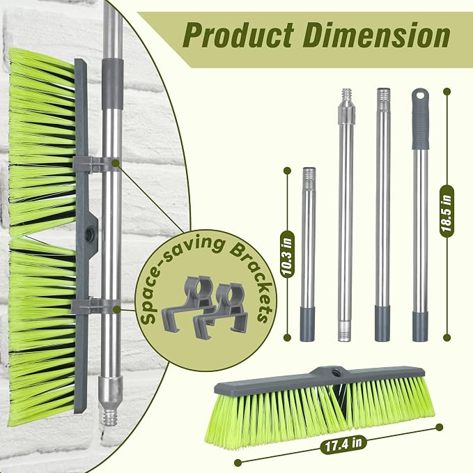 PHYEX Upgraded 18" Push Broom - Image 2