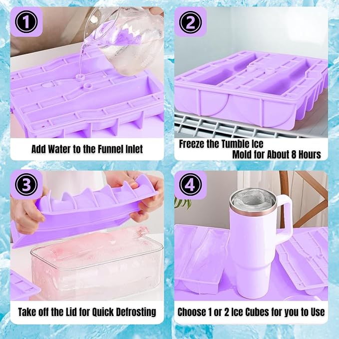 Ice Cube Tray for Tumbler, Ice Drink, Compatible - Image 5