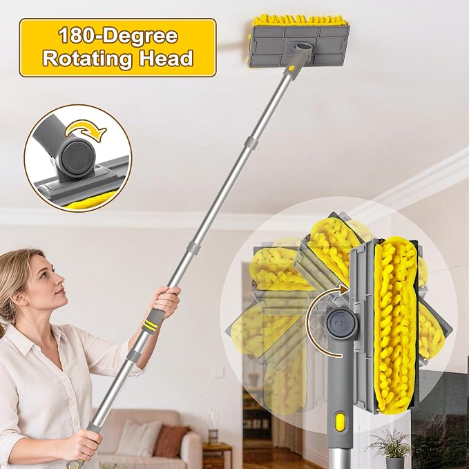 JEHONN 77” Ceiling Fan Cleaner Duster - Image 6