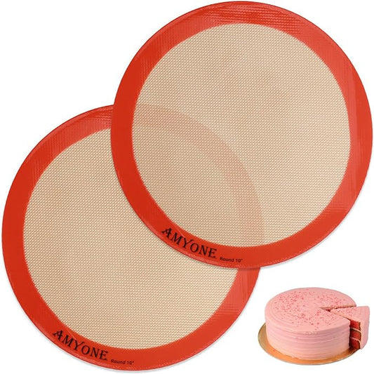 AMYONE Round Silicone Baking Mats by AMYONE