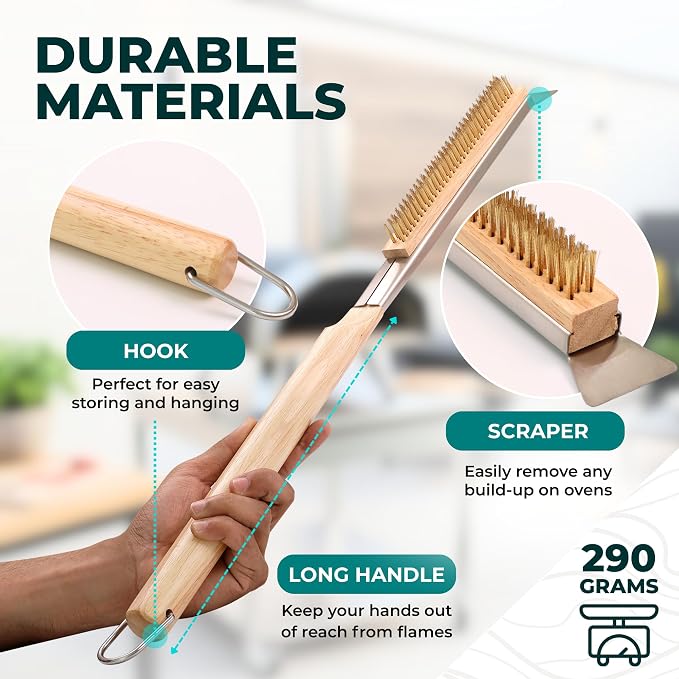 Urban Whisk 26" Pizza Oven Brush - Image 6