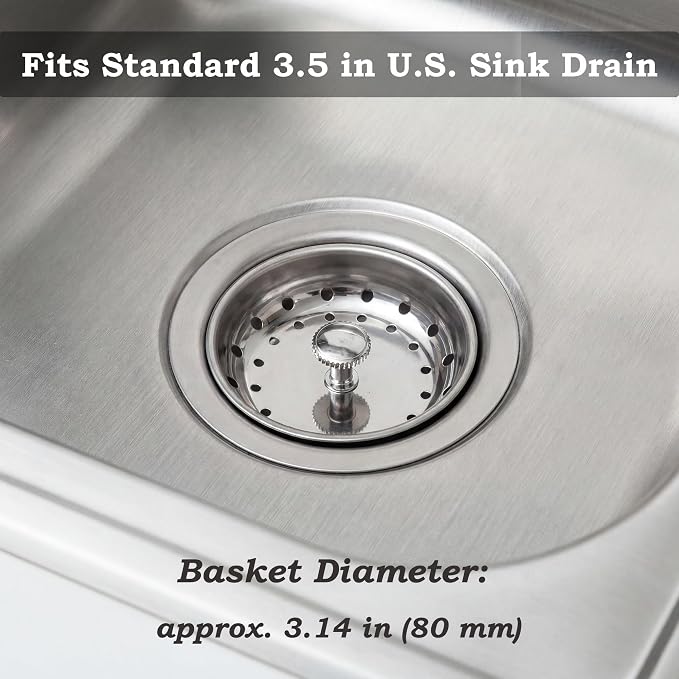 Kingrol 4 Pack Kitchen Sink Strainers - Image 2