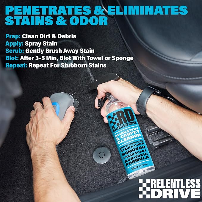 Car Interior Carpet & Upholstery Seat Cleaner — Safe - Image 5