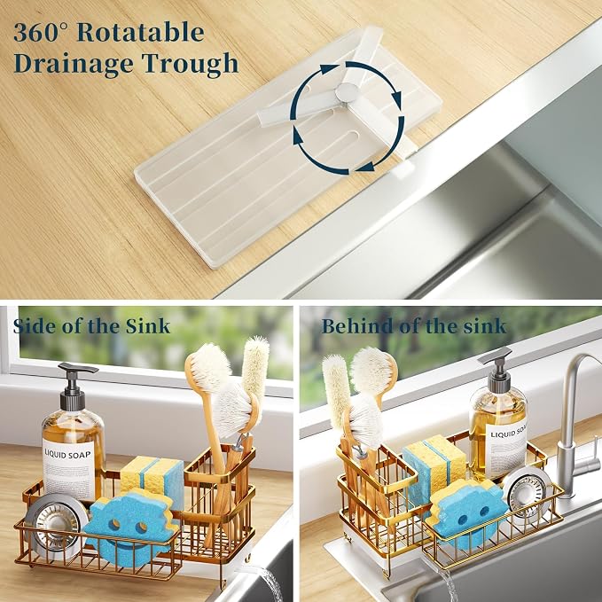 Consuemst Sponge Holder for Kitchen Sink - Image 2