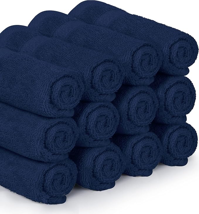 Utopia Towels 12 Pack Premium Wash Cloths Set, 12 by 12 Inches, 100% Cotton - Image 6