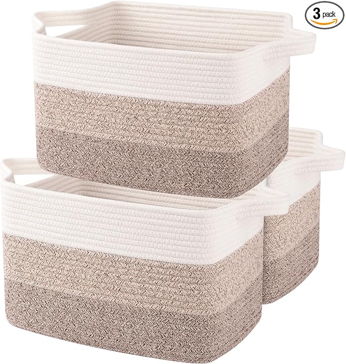 OIAHOMY Storage Basket, Woven Baskets by MasterofSpaceOptimization
