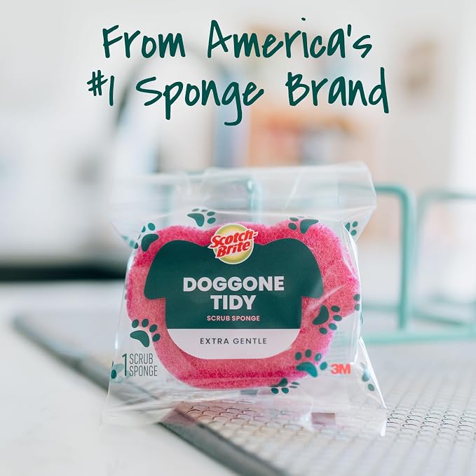 Scotch-Brite Doggone Tidy Non-Scratch Scrub Sponge, Two- sided, Limited Edition - Image 8