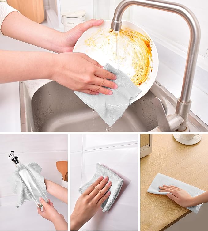 KitchLife Microfiber Cleaning Cloth Roll - Image 3