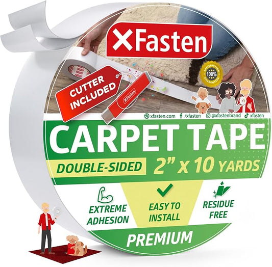 XFasten Double Sided Carpet Tape by XFasten