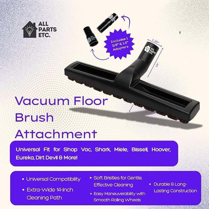 14” Vacuum Floor Brush Attachment - Image 3