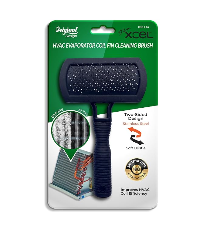 XCEL AC Coil Cleaning Brush & Fin Cleaner Comb – Double-Sided Air Conditioner - Image 7