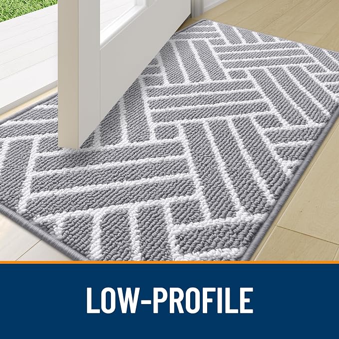 OLANLY Indoor Door Mat, 32x20 Inch, Dirt Resistant and Absorbent, Non-Slip - Image 4