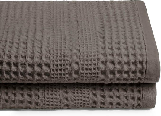 GILDEN TREE Waffle Towels for Bathroom, 100% Cotton Quick Dry Towel, Waffle by GildenTree
