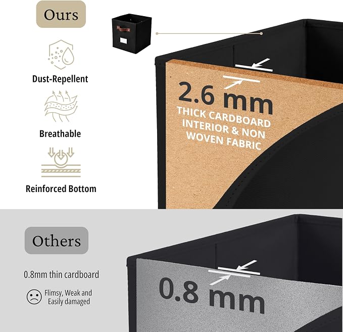 DECOMOMO Storage Bins, Cube Storage Bin - Image 5