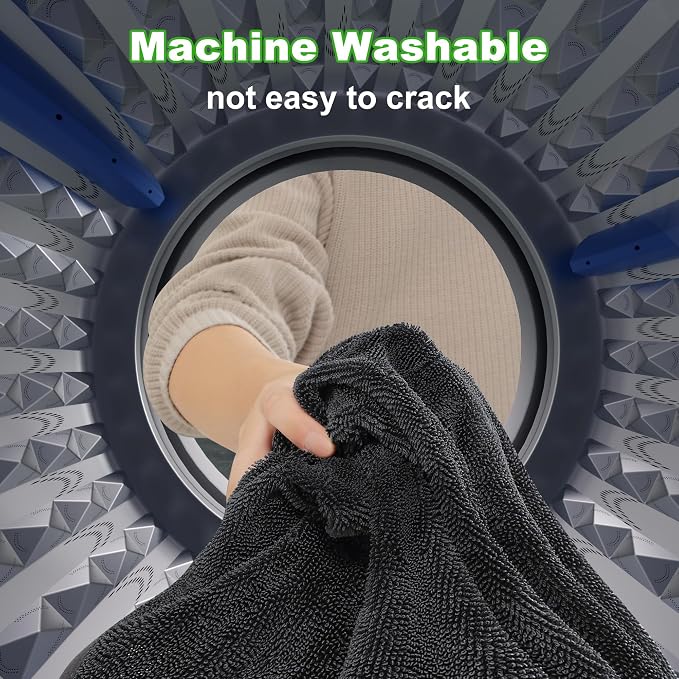 JOYMOOP Microfiber Towels for Cars, 3 Pack 35.4" x 23.6" Car Drying Towel - Image 7