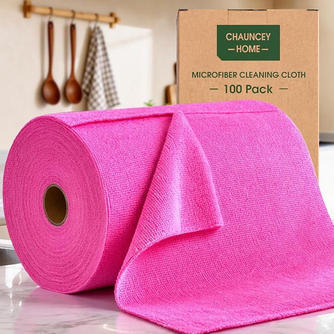 Microfiber Cleaning Cloth Roll by CHAUNCEYHOME