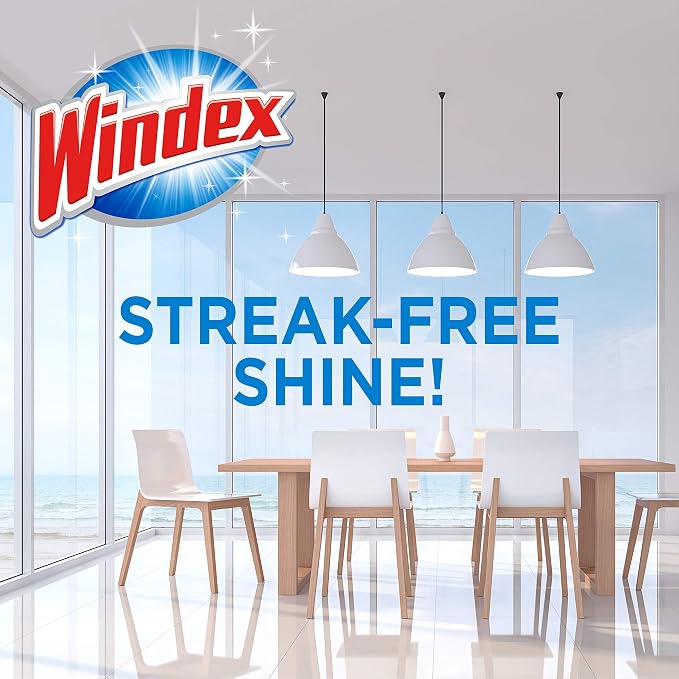 Windex Wipes Glass Cleaning Ammonia Free, Pre-Moistened Wipes - Image 2
