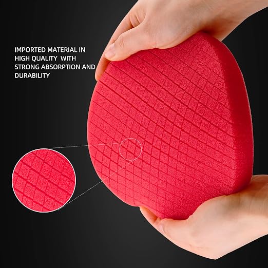 Red Finish Polishing Pads, Buffing Pads, SPTA 1Pc 6.5 Inch Face - Image 3