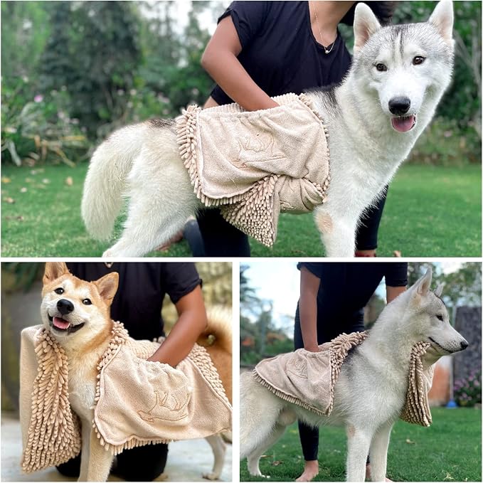Tuff Pupper Quick Dry Towel for Dogs | Ultra Absorbent Microfiber Shammy | - Image 6