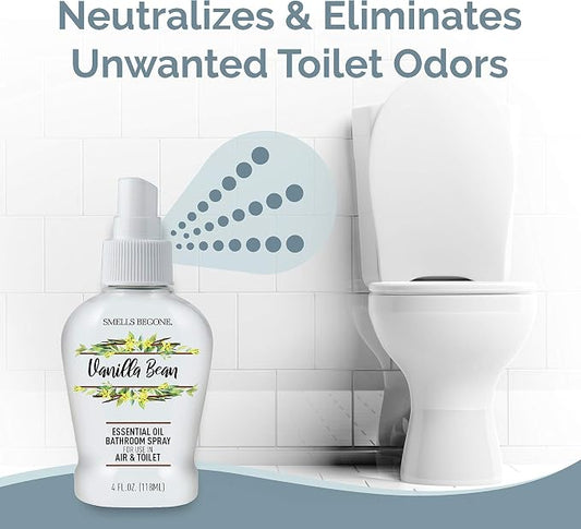 SMELLS BEGONE 4 oz Essential Oil Air Freshener Bathroom Spray - Image 2