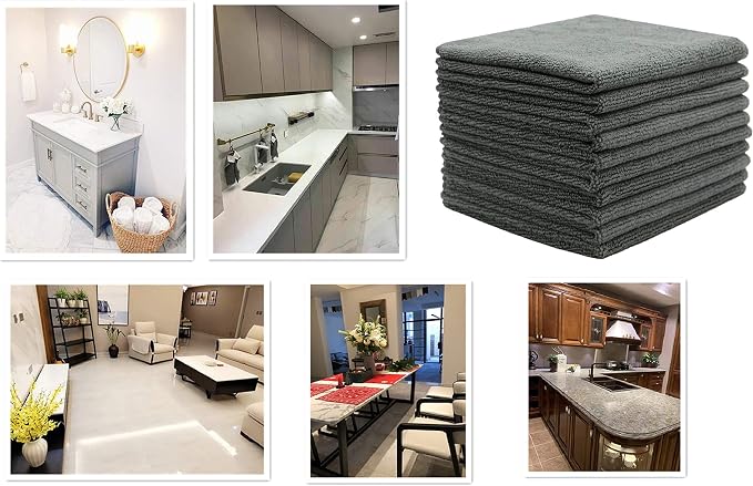 Microfiber Dish Cloths Ultra Absorbent Kitchen Dish Rags - Image 7
