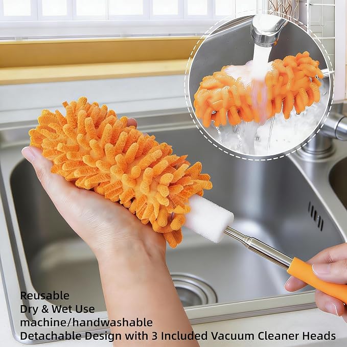 Microfiber Duster for Cleaning, GMLKRY Hand Washable Dusters - Image 4