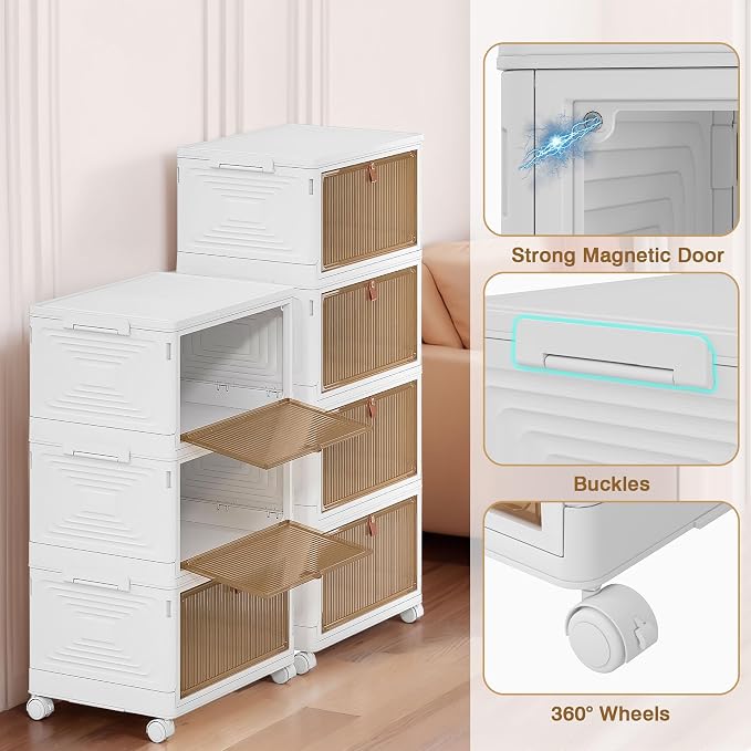 VECELO 3 Tier Storage Bins - Image 6