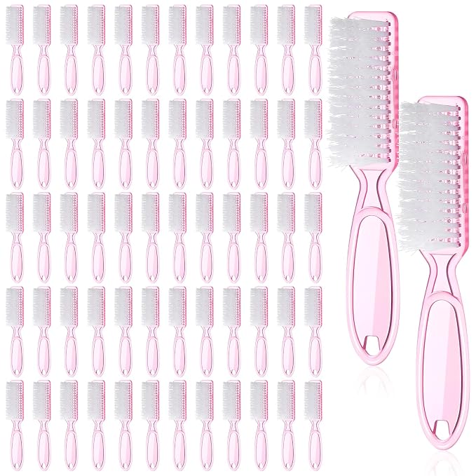 60PCS Handle Grip Nail Cleaning Brushes, Hand Fingernails Scrubber Brushes by Unknown