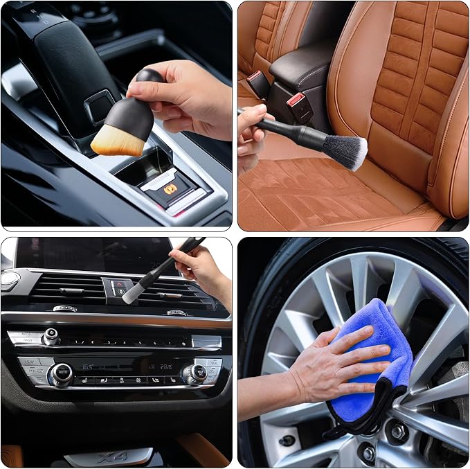 Car Detailing Brush, Automotive Interior Dusting Brush, Car Cleaning Brush - Image 4