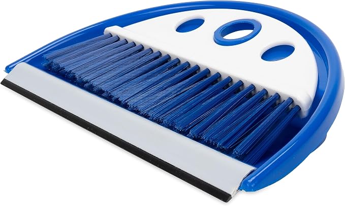 Camco Dust Pan with Whisk Broom-Whisk Broom Snaps into Dust Pan After by Camco