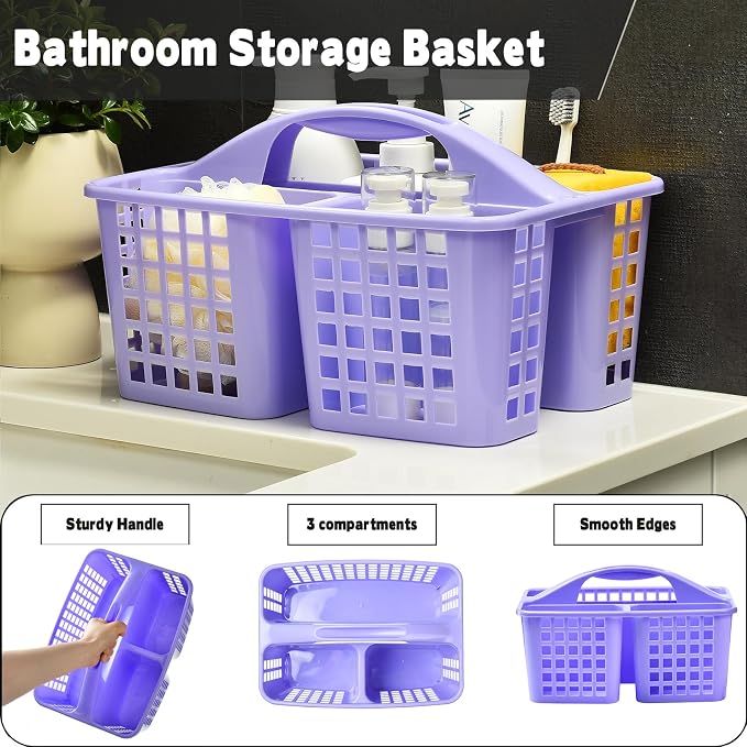 Haundry Plastic Shower Caddy Basket - Image 3
