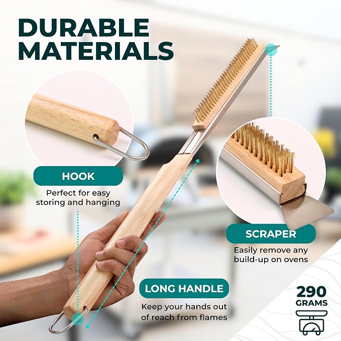 Urban Whisk 22" Pizza Oven Brush - Image 3