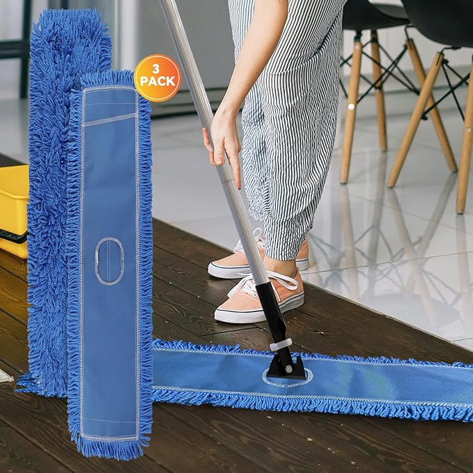Commercial 48 Inch Dust Mop Head: Replacement Heavy-Duty Sweeper and Janitorial - Image 7