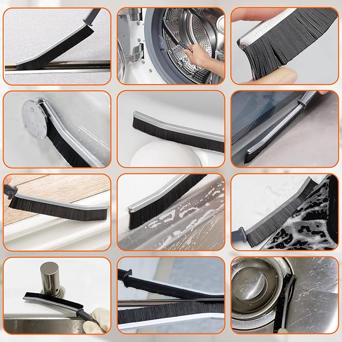 19 Pcs Small Crevice Cleaning Brush Set, Groove Gap Cleaning Tool - Image 3