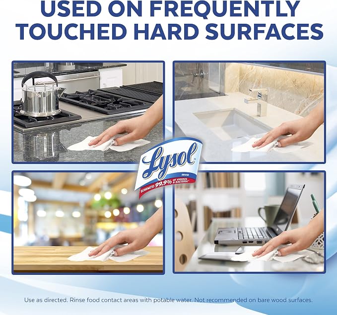 Lysol Disinfectant Wipes, Dorm Room Essentials, - Image 4