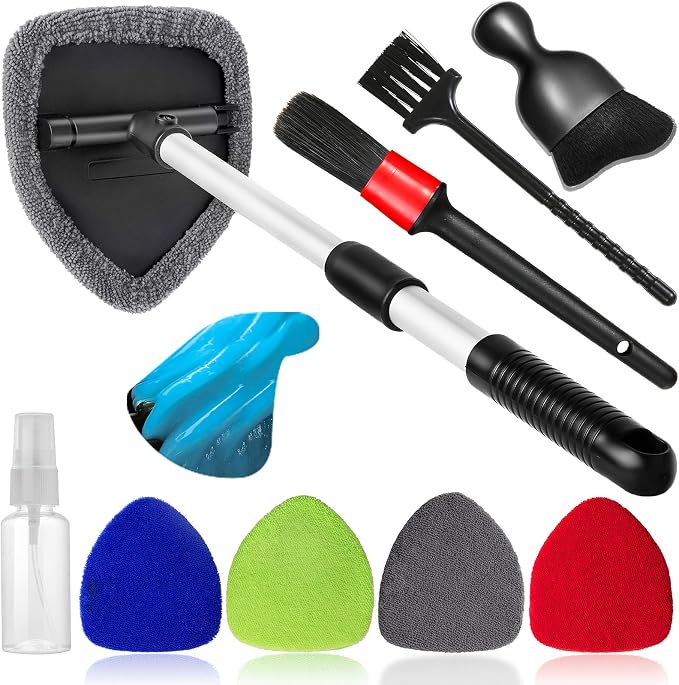 10pcs Windshield Cleaner Tool, Car Window Cleaning Wash Kit - Image 9