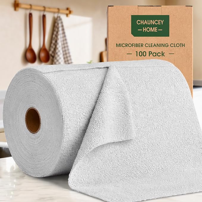 Microfiber Cleaning Cloth Roll by CHAUNCEYHOME
