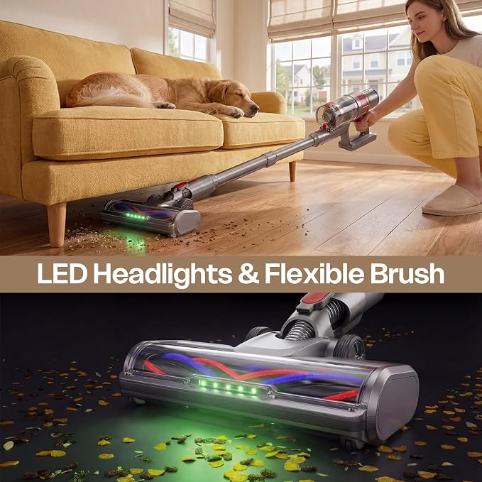 Cordless Vacuum Cleaner, 600W/50KPA, Stick Vacuum - Image 5