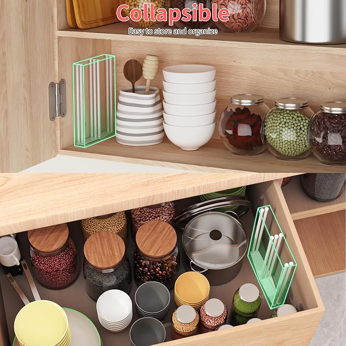 Collapsible Bottle Drying Rack, Baby Bottle Drying Rack, Foldable Cup Draining - Image 3