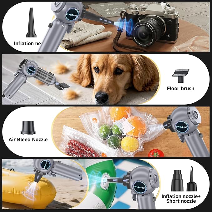 Car Vacuum Portable Cordless 20000PA High Power Mini Vacuum Cleaner 4-in-1 - Image 6